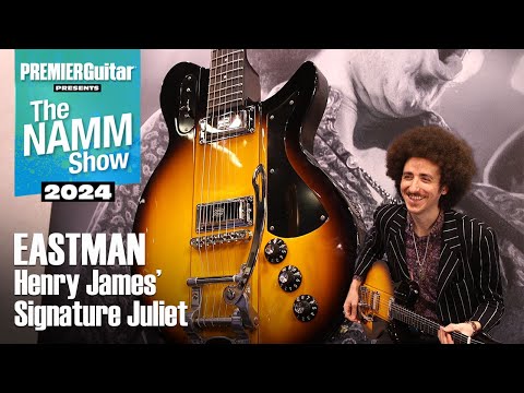 Eastman Henry James Signature Juliet - Ebony - Sunburst image 11