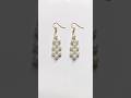 Making Earrings How To Make Beautiful Parl Beads Earrings Youtubeshorts Diyearrings Shorts
