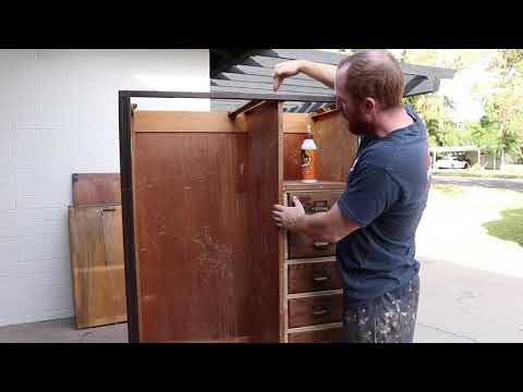 Creating a Wine Cabinet | Furniture makeover | Repurposing furniture