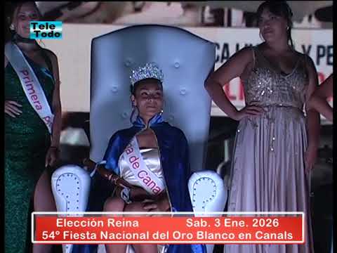 54º Fiesta Nacional del Oro Blanco - Elección  Reina de Canals - Sab. 3 Ene. 2026