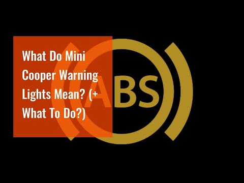 What Do Mini Cooper Warning Lights Mean? (+ What To Do?)