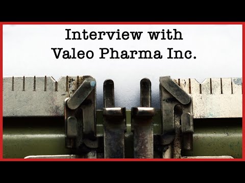 Valeo Pharma’s Steve Saviuk talks about the US$40M non-dilutive financing from Sagard Healthcare Partners