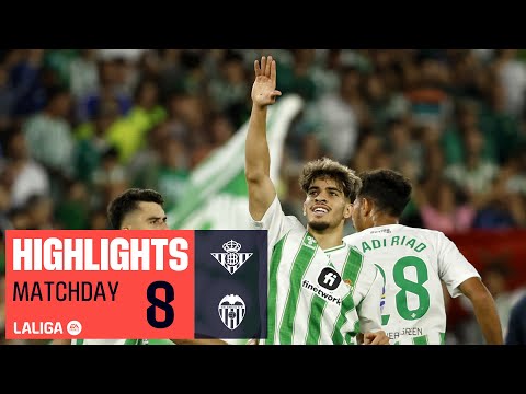 Resumen de Real Betis vs Valencia Matchday 8