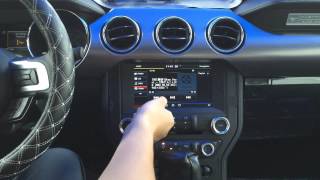 2015 Mustang Navigation Replacement, 4.2'' to HD 8'', keep factory radio  and functions