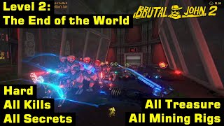 Brutal John 2 | Hard, 100% | Level 2: The End of the World