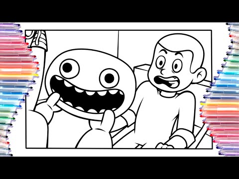 GARTEN of BANBAN ORIGIN STORY Coloring Pages / Elektronomia - Sky High [NCS Release]