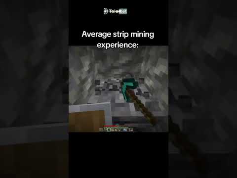 "Insane Piglin Strip Mining in Minecraft!" #viral