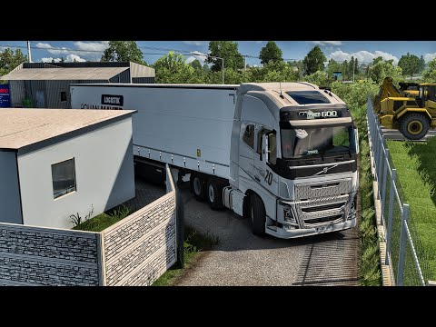 Challenging Narrow Roads Throughout the Journey | Volvo Fh 750 | #ets2 1.51
