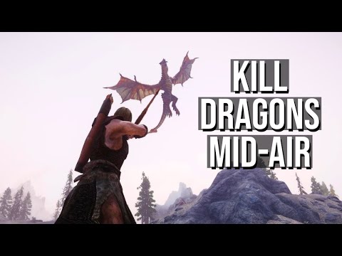 Skyrim Mod: Dragons Fall Down - Immersive Airborne Death