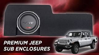  Metra & Vibe Sub Enclosure - Fits Jeep Gladiator JT 2020-2025 (JP-GL1-12) 