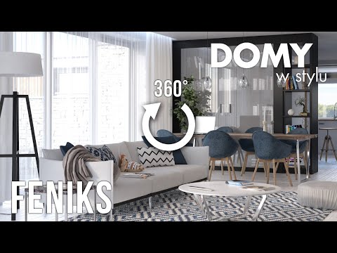 Projekt domu FENIKS - Panorama 360°