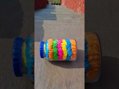 Breaking glass bottles on stairs! #shorts #asmr #satisfying #crushingcrunchy