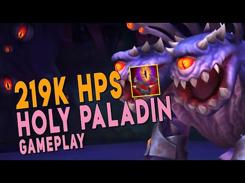 Mythic Shad'har - Holy Paladin 219k HPS | Glimmer & Ineffable Truth Gameplay - WoW BfA 8.3
