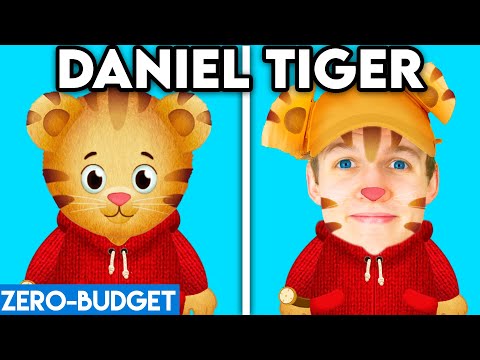 DANIEL TIGER'S NEIGHBORHOOD WITH ZERO BUDGET! (DANIEL TIGER FUNNY PARODY By LANKYBOX!)