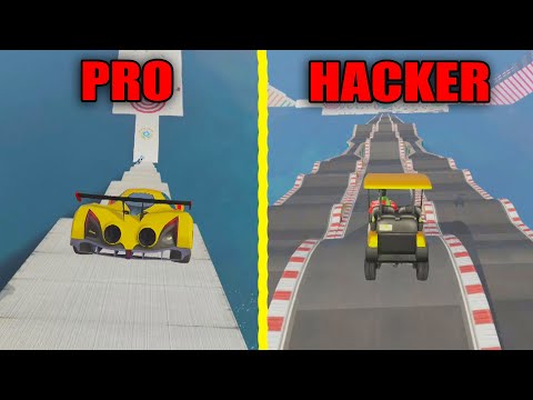 MEGA RAMPA ESPECIAL PRO vs HACKER!! - GTA V ONLINE
