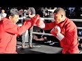 ISAAC CRUZ WOWS FANS DURING WORKOUT WITH SPEED & POWER IN HIS FULL OPEN WORKOUT FOR GAMBOA