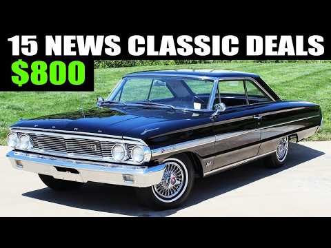 15 Cheap classic cars for sale by owner. Priced at $800 to $9,000