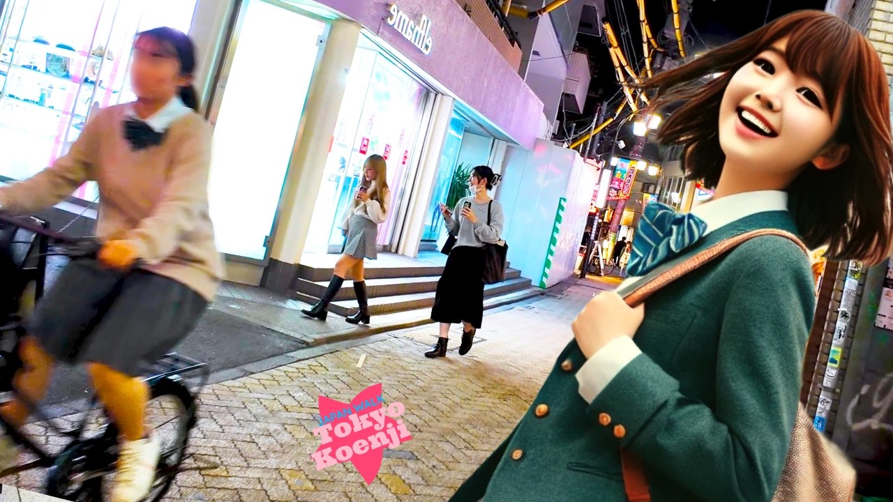 Tokyo Koenji 🐶 Sparkling Street ♪💖 4K Non-stop 1 hour