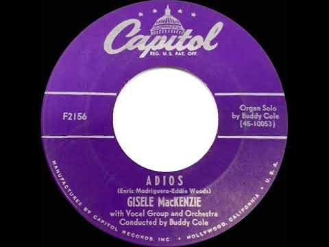 1952 Gisele MacKenzie - Adios