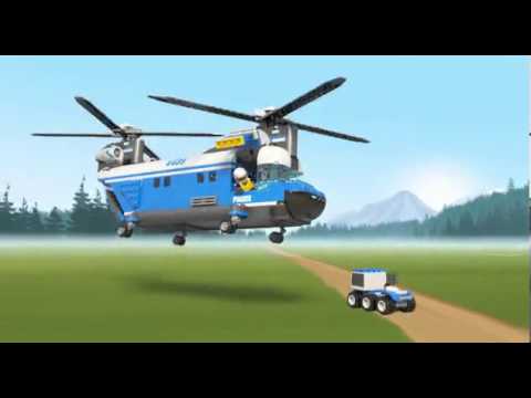 Vidéo LEGO City 4439 : L'hélicoptère de transport