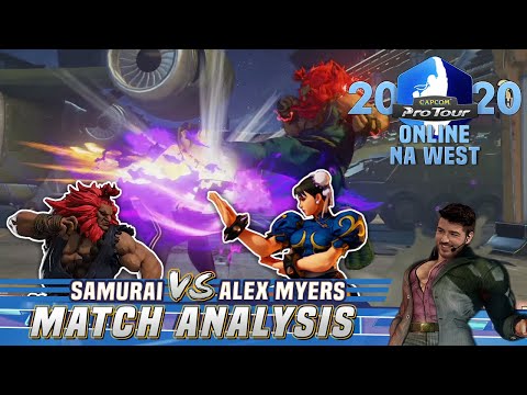 SFV CE Match Analysis: CPT Online NA West GRAND FINALS - Samurai (Akuma) vs. Alex Myers (Chun-Li)
