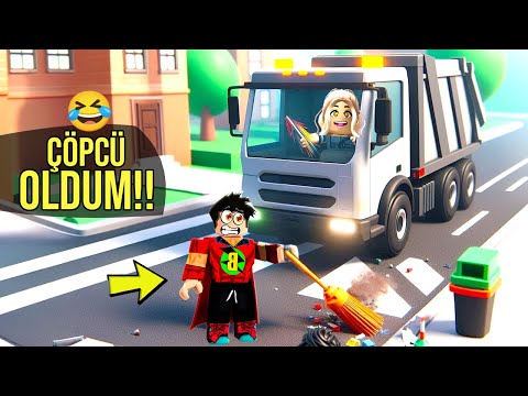 I BECAME A TRASHMAN! I BOUGHT THE BEST GARBAGE CAR - Roblox treet Sweeping Simulator