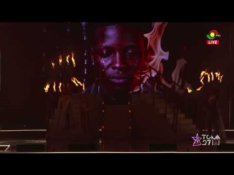 Lasmid 'CHARGED' The Crowd WIth His Performance At The #27thTGMA