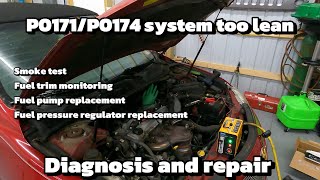 2007-2011 Toyota Camry P0171-P0174 Diagnosis and repair!! (Fuel pump replacement)