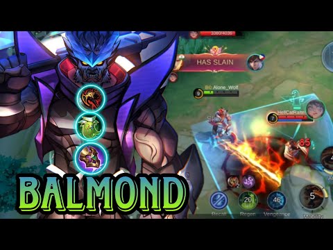 BALMOND BEST BUILD 2025 || BUILD TOP GLOBAL BALMOND || BALMOND SOLO TOP LANE CHALLENGE 