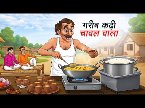 गरीब कढ़ी चावल वाला | GAREEB KADI CHAWAL WALA | HINDI KAHANIYA | CARTOON STORY | HINDI STORIES