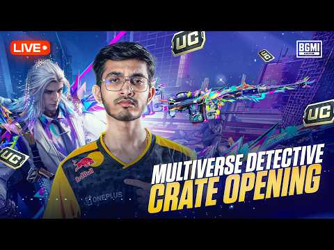 MULTIVERSE DETECTIVE CRATE OPENING! | BGMI SCRIMS AND CLASSIC LIVE | ADMINO GAMING |