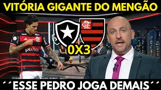 MÍDIA SE RENDEU AO MENGÃO! BOTAFOGO 0X3 FLAMENGO! NOTICIAS DO MENGÃO HOJE
