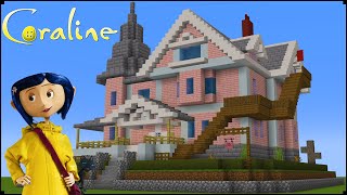 How To Build The Pink Palace Apartments In Minecraft &quot;Coraline&quot;