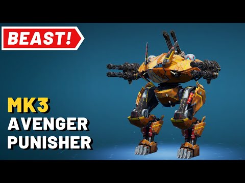Fenrir with Max MK3 Avenger and Punishers - War Robots Gameplay