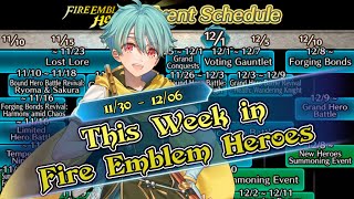 [Fire Emblem Heroes] This Week in Fire Emblem Heroes | November 30th - December 6th