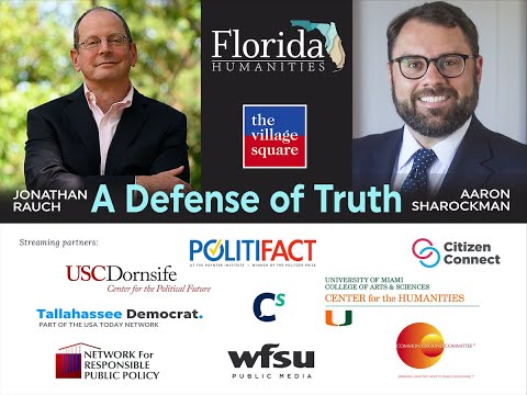 11/4/2021: A Defense of Truth with Jonathan Rauch, facilitated by Aaron Sharockman