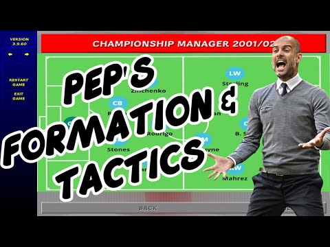 Championship Manager 01/02 | PEP'S CHEAT FORMATION & TACTICS 😎