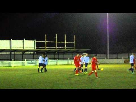 Witham Town 3-1 Harrow Borough.  Ryman Isthmian League Premier Division.  Tue17Feb2015