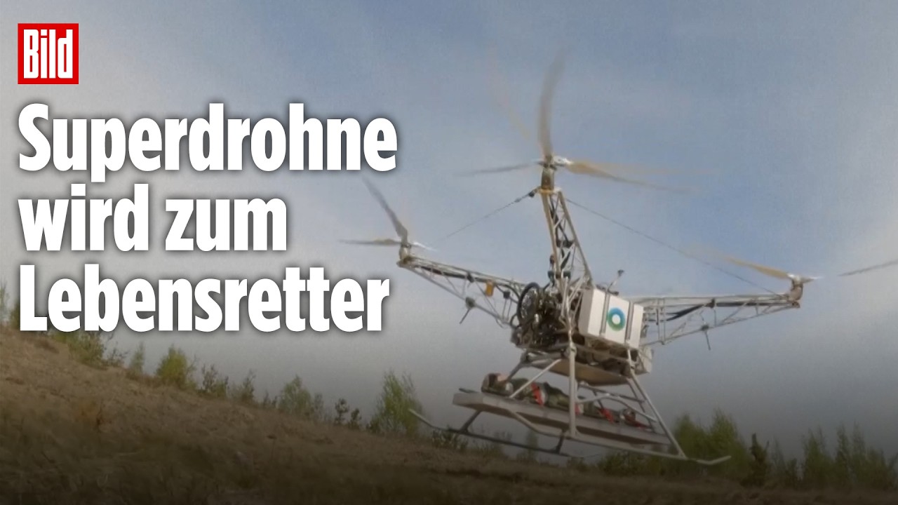 Neue Superdrohne: KI rettet Verwundete autonom aus dem Gefecht
