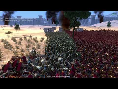 10,000 Rohan Soldiers vs 10,000 Spartans Ultimate Epic Battle Simulator