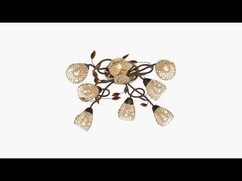 Video Plafoniera Turbin, 4 LED, 1284 Lm, D:400 mm, H:110 mm, Alb