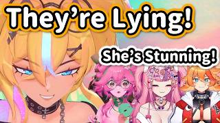 Ari reacts to Mousey, Froggy and Buffpup calling her PRETTY IRL...