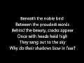 Rush-Beneath, Between & Behind (Lyrics)