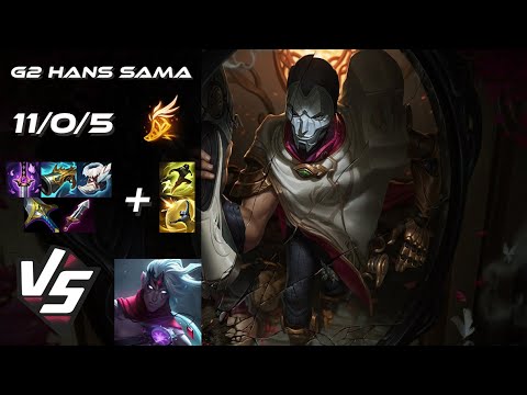 G2 Esports Hans Sama BOTTOM Jhin vs Varus - EU Challenger Patch 25.S2.4