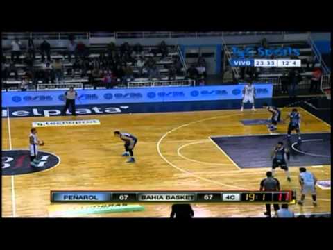 Mirá el increíble final del Juego 5 entre Peñarol y Bahía Basket