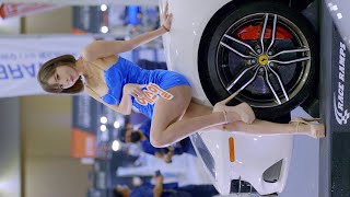 [직캠] 오토삻롱위크 레이싱모델 청 유니폼 송주아  (Racequeen Racing model) by epoxypix