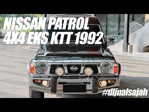 Thumbnail for NISSAN PATROL MOBIL LANGKA | 4.200cc Y60 4X4 1992 | KM CUMA 43 RIBU SIMPANAN PENGUSAHA #dijualsajah by Nissan Patrol
