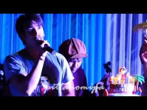 Nadech / ลีลาเป่าเทียนเค้กวันเกิด @ Barry & the Beach  NDW the2nd Meeting