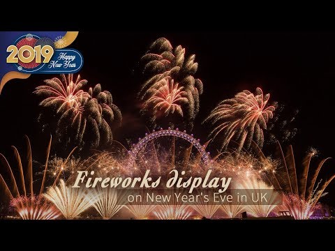 Live: Fireworks display on New Year's Eve in UK 英国伦敦跨年烟花秀