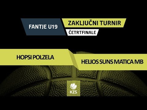 F8MU19 - Hopsi Polzela : Helios Suns Matica MB - četrtfinale - Sezona 2018/19